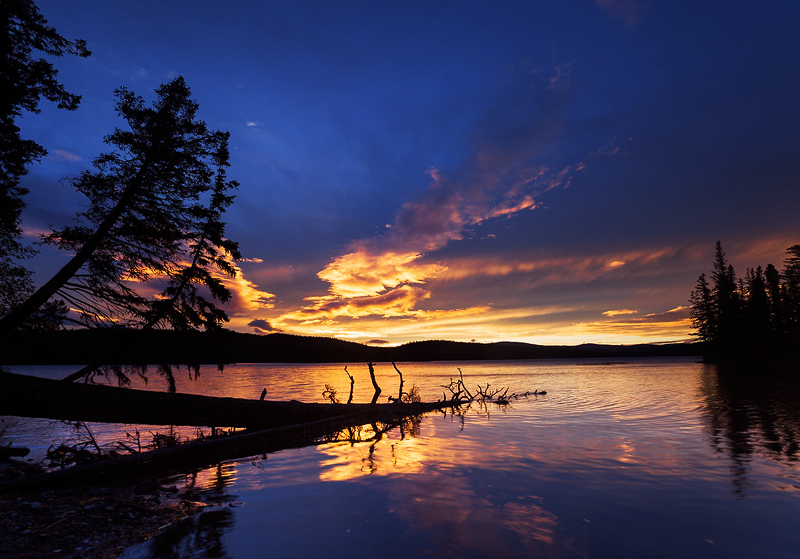 Bobtail Lake sunset - British Columbia